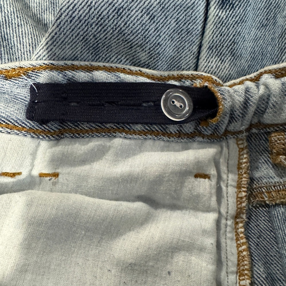 Stop Jeans Rare Colombian Butt Lift Boot Cut Womens size 8 Distressed Frayed Hem - Picture 8 of 12